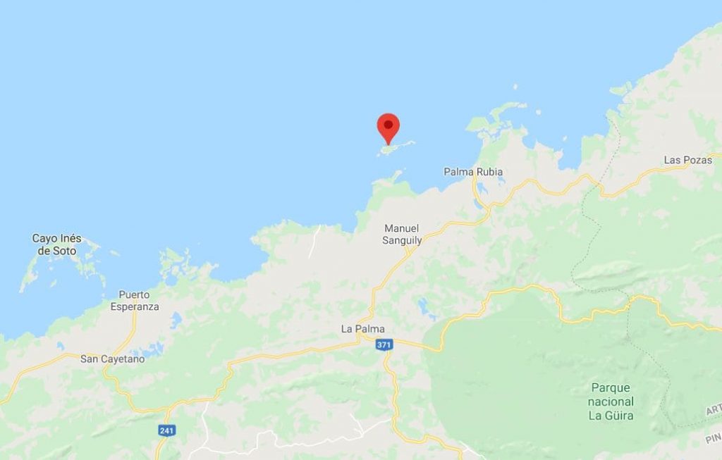 Mapa Cayo Levisa Viñales