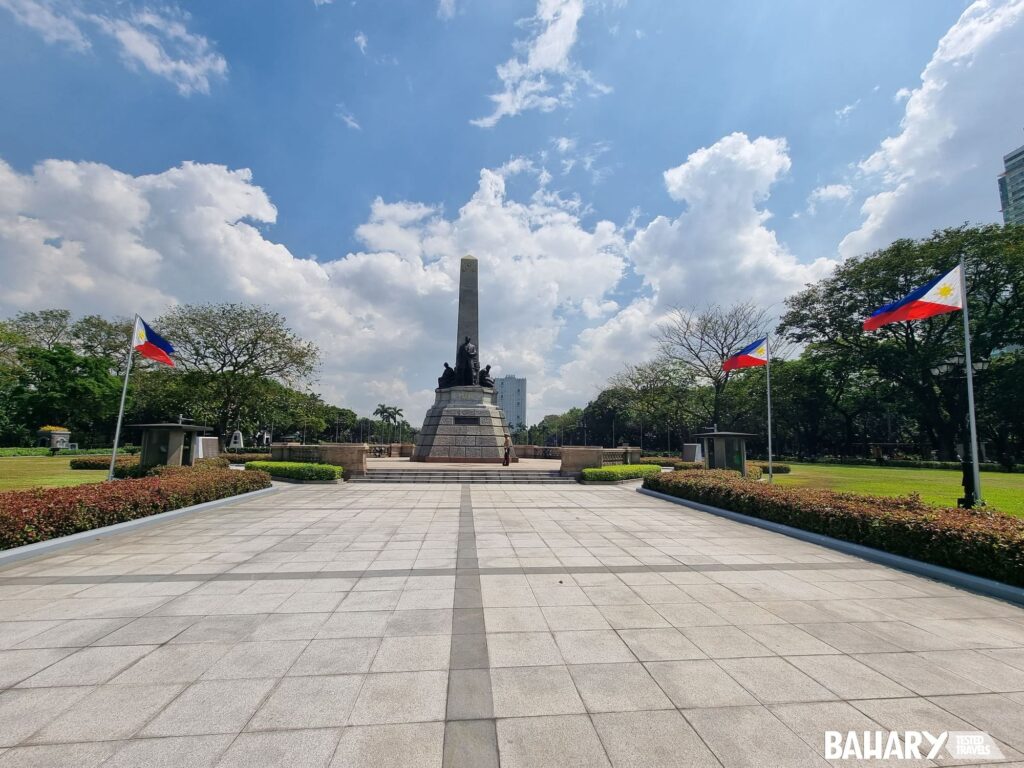 El parque Rizal en Manila